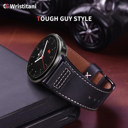 Image of Wristitani Leather Strap for Samsung Galaxy Watch Ultra /9 /8 /7 /6 /5 /4
