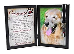 Pawprints Gedenkrahmen Left by You Haustiere