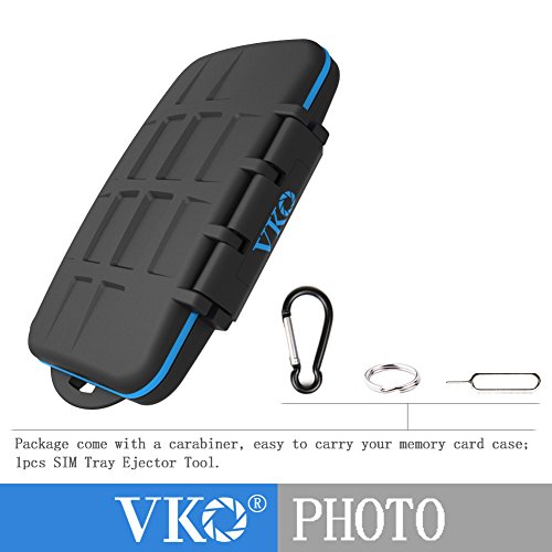 Vko Sd Sdhc Sdxc Micro Sd Tf Memory Card Case Holder Organizer Carrying Box Keeper,Shockproof Storage Protector Cover For Computer Camera Media 12 Sd Cards(36 Slots) #TOP6