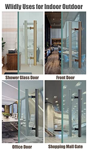 Barre d'appui de porte pour salle de bain et espaces pro