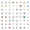 100Pcs Florida Stickers and Decals for Luggage, Waterproof - Florida State Party Supplies & Decorations, Gifts - FL State Stickers for Water Bottle - Gift for Women & Men #3