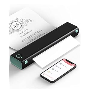 Phomemo Portable Printer Wireless for Travel, [New] M08F-Letter Bluetooth Mobile Printer Support 8.5″ X 11″ US Letter, Inkless Thermal Compact Printer, Compatible with Android and iOS Phone & Laptop