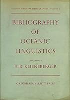 Bibliography of Oceanic linguistics. B004X2CBE4 Book Cover