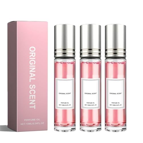 GeRRiT Perfume de feromonas con Sabor Perfumes glamurosos para Mujer Perfume Roll on de feromonas para Mujer Perfume Fresco y Duradero Perfume portátil para Mujer