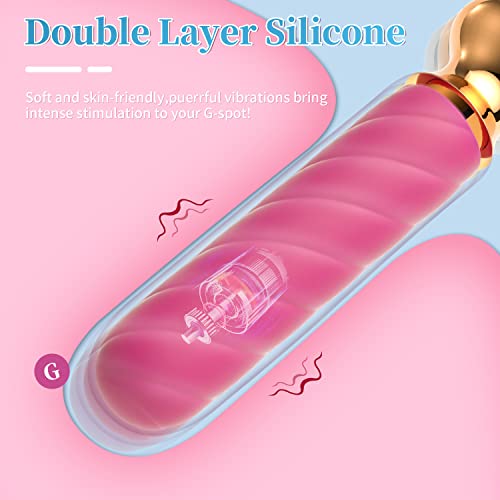 Vibrator For Women G Spot Vibrator Vibrating Anal Plug Crystal Clear Adult Sex Toy With 10 Vibration Modes Clit And Vagina Stimulation Waterproof Sex Toys For Women Or Men #TOP26