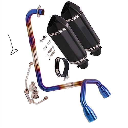 Échappement MSX125 double sortie en inox pour une résistance maximale aux hautes températures