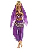 Parfait pour le carnaval, Halloween, le cosplay, la danse du ventre, les fêtes d'anniversaire et les déguisements, les spectacles de danse, les spectacles de danse indienne, etc