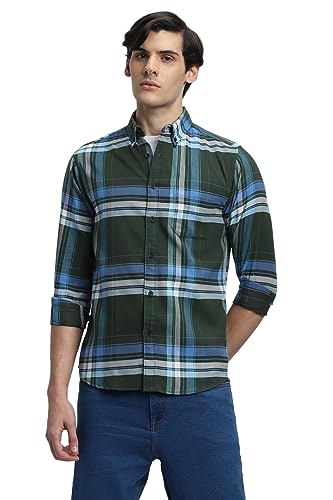 Image of Dennis Lingo Men's Checkered Slim Fit Shirt
