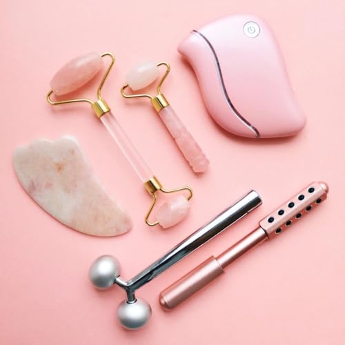 Mei Apothecary, Rolo facial de quartzo rosa, 1 rolo
