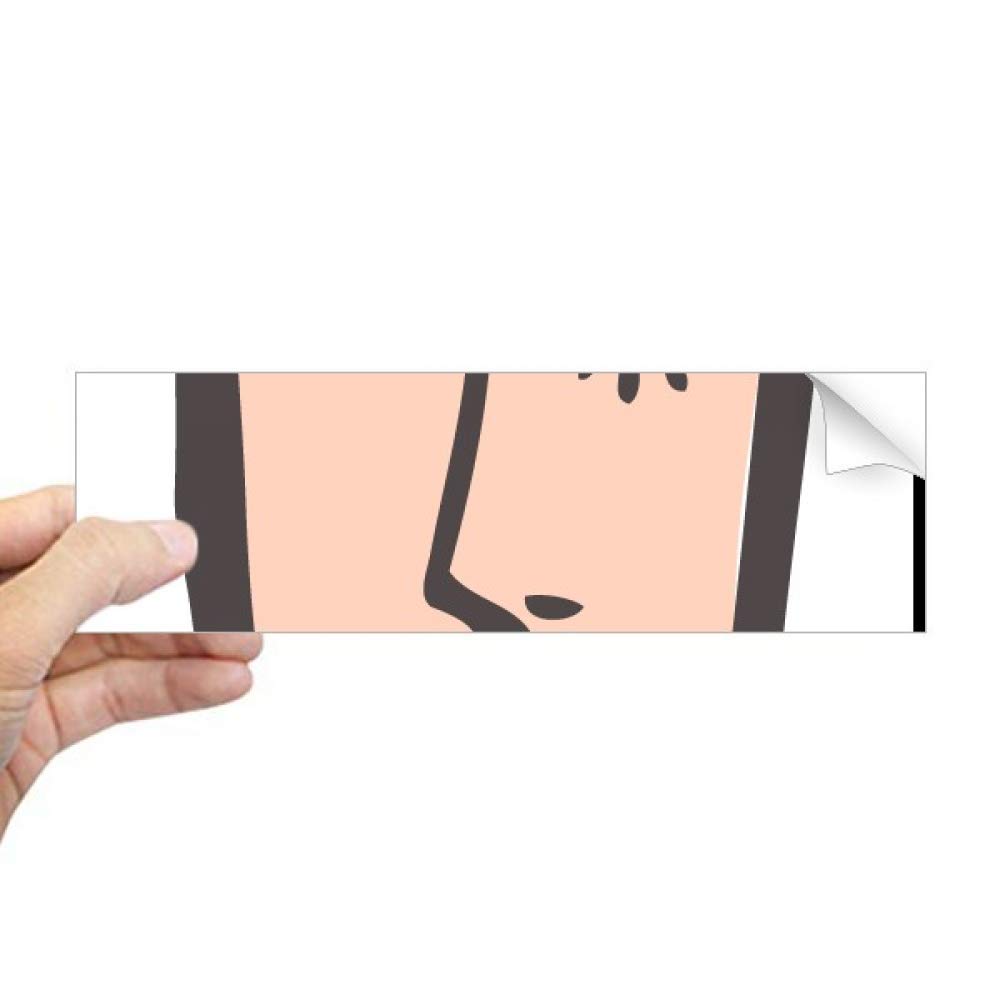 Sticker Kiss Visage Emoticônes anti-rayures pour protéger et personnaliser votre notebook