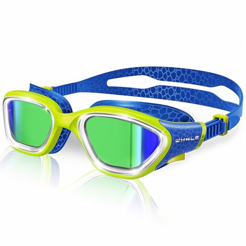 Image of Whale Swim Goggles Polarized Anti-Fog Lenses, Unisex | 100% UV Protection | Anti-Fog Goggles High Definition, Wide-Angle View