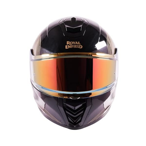 Royal Enfield Classics Astral Full Face Helmet (Size: L)-HEA240007-GOLD