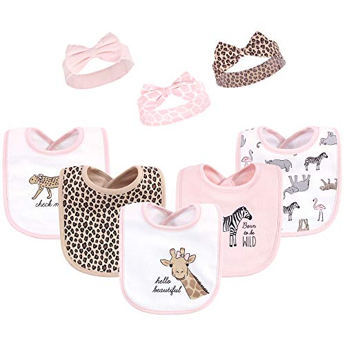 Image of Hudson Baby Unisex Baby Bandana Bibs and Headbands