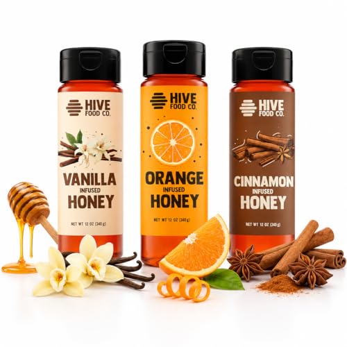 Set de regalo 3 mieles infusionadas gourmet HIVE Food Co. miniatura 1