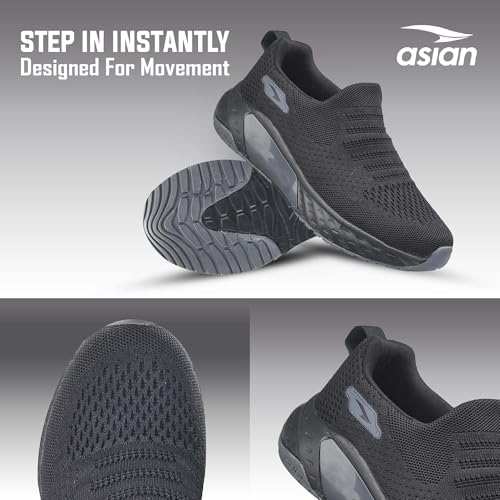 Image of ASIAN Wonderwalk Pro-15 Ultra Lightweight Walking Shoes for Men with Memory Foam | Arch Support Shoes with Breathable Knit Upper | Ideal for Daily Use & Style