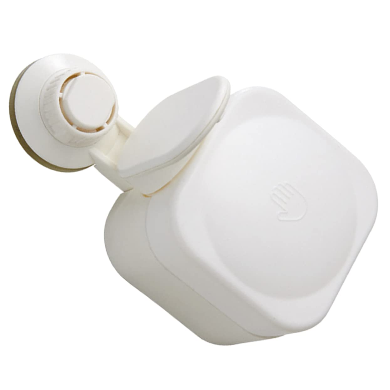 PRETYZOOM Cup Wall Soap Dispenser Versatile Bathroom Shower Shampoo Dispenser for Easy Liquid Dispensing No Drill Installation Suitable for Shower Gel Shampoo and Hand Soap