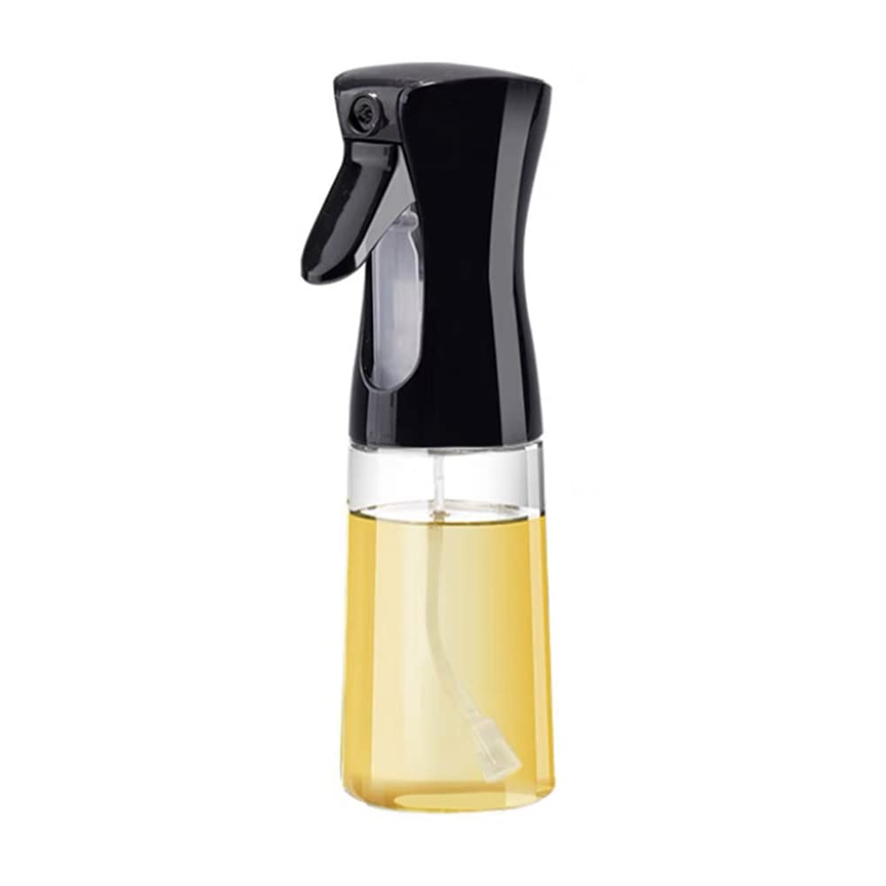 200ml Oil Sprayer Dispenser, Oil spray bottle Vinegar Sprayer, Kitchen Gadgets for Air Fryer Kitchen Cooking Salad Baking BBQ Black-200ml