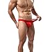 Pdbokew Men's Thongs Underwear Comfortable T-Back G-String 3Pack Large