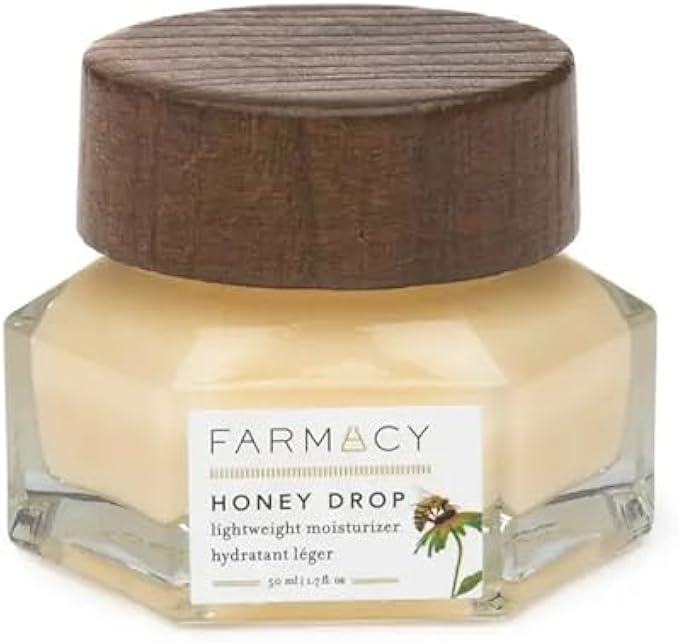Farmacy Honey Drop Lightweight Moisturizing Cream - Natural Hydrating Face Moisturizer