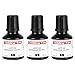 Produktbild EDDING 3 x Nachfülltinte 30 ml T25 Tropfen für Permanentmarker schwarz