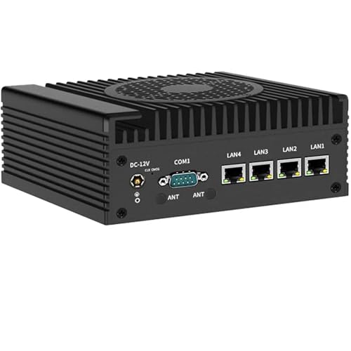 Kingnovypc Micro Firewall, 4 Lan Firewall Mini Pc Core I3 N305 Ventilador Extraíble, 2.5gbe I226-V Rj45 Lan, Ranura Wifi, 6 Usb, 2 Hdmi, 2 Com, Sin Ddr5 Sin Nvme Kingnovypc Micro Firewall, 4 Lan Firewall Mini Pc Core I3 N305 Ventilador Extraíble, 2.5gbe I226-V Rj45 Lan, Ranura Wifi, 6 Usb, 2 Hdmi, 2 Com, Sin Ddr5 Sin Nvme