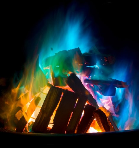 Legendary Blaze Magical Flames – Feuerfarbwechsel-Pakete, 20 Stück, Für Lagerfeuer & Kamin
