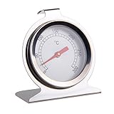 Termómetro para barbacoa y horno de acero inoxidable – Termómetro para cocina, barbacoa, horno de ahumar, indicador de temperatura magnético para asar, cocinar, hornear, ahumar y barbacoa aplicación
