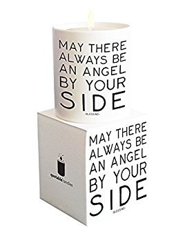 Quotables Cards, Candle Angel by Side, White/Black