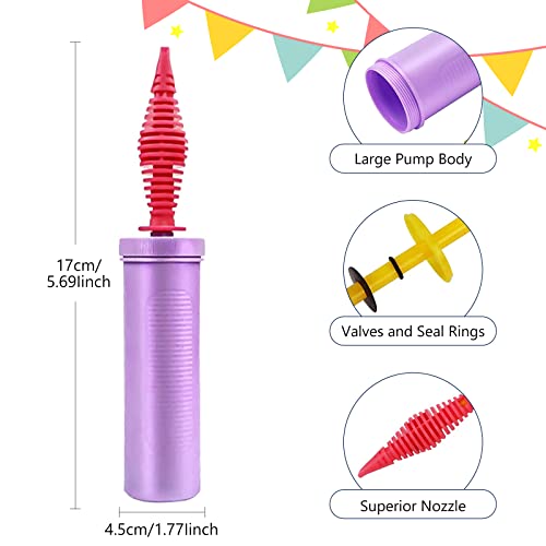 Pompa ad aria a palloncino, 2 Pezzi Palloncino