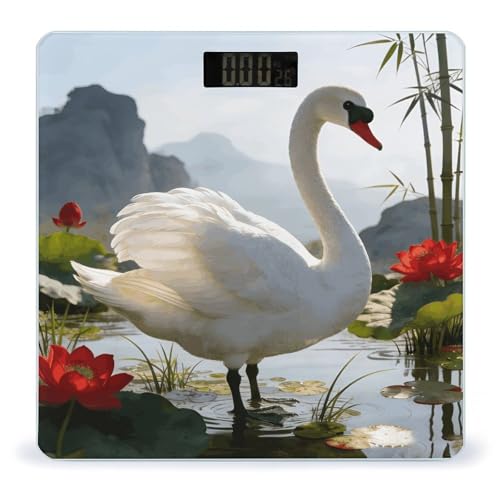 Báscula digital para baño Lutang White Feather 180kg miniatura 1