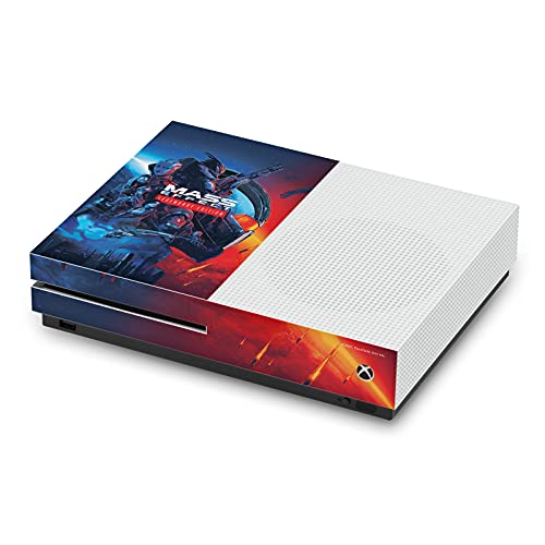 Head Case Designs Oficjalnie Licencjonowany EA Bioware Mass Effect Sztuka Kluczowa Legendarna grafika Naklejka Winylu Skóry Naklejka Pokrywa Kompatybilny z Xbox One S Console