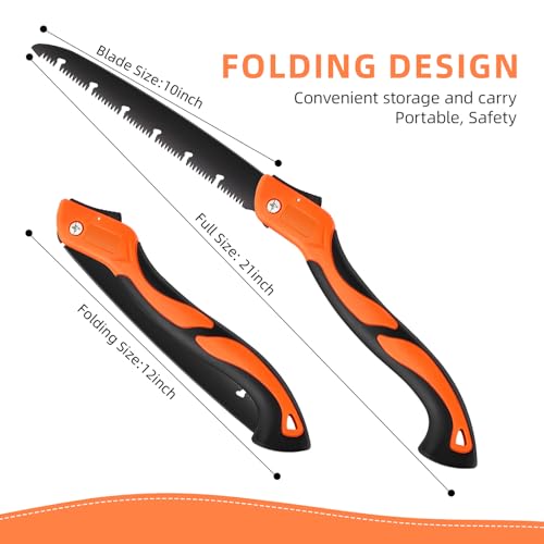 Foensc HAND SAW 01 10 Inch Folding Saw, Improved Hand Saw thumb #3