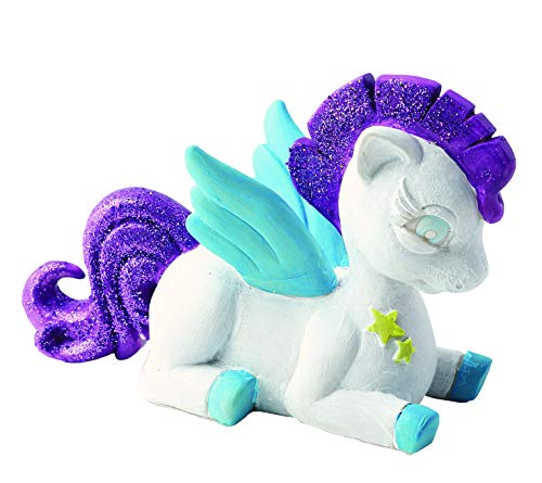 AMAV Toys Mythical Horses Painting Craft Activity Kit - DIY Make Your Own Winged-Horse Pegasus & Unicorn Paint Using Acrylic Paints (Unicorn & Pegasus 1)