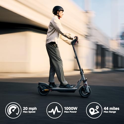 Image of Segway Ninebot F3 Electric Scooter, Up to 20 MPH, 44-Mile Range, Self-Sealing Tubeless Tires, Front Hydraulic & Rear Elastomer Suspension, UL2271 2272 Certified