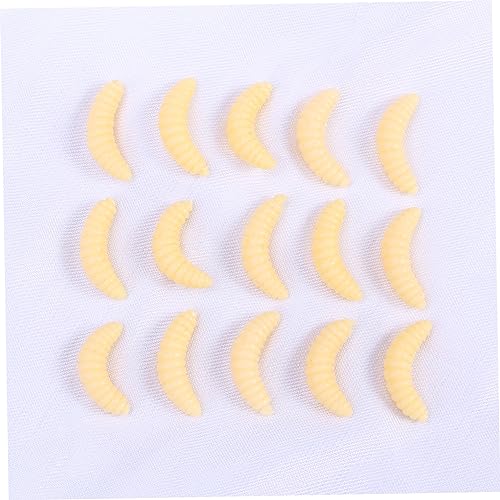 Kisangel 100 Unidades Pirilampo De Pesca Isca De Verme De Pesca Iscas Artificiais Larva De Pesca Isc