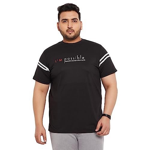 Image of Bigbanana Plus Size Men's Regular Fit Printed Round Neck Tshirt