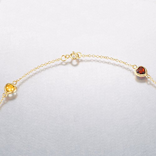 Ross-Simons 9.10 ct. t.w. Multi-Gemstone Station Necklace in 18kt Gold Over Sterling4