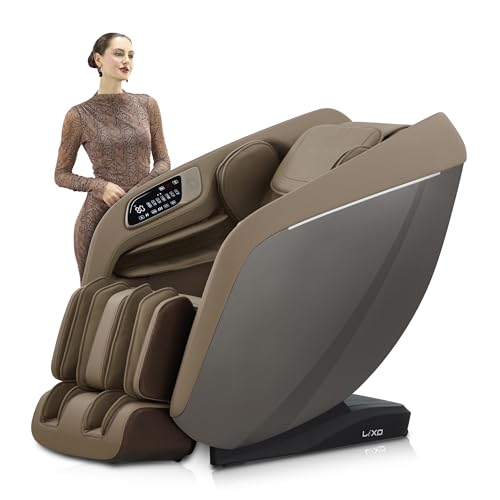 Image of Lixo LI5333 inchIntelligent Wellness inch 4D Massage Chair | AI Body Scanning | 22 Auto Programs | SL Track | Voice Control | Dual Heating | 3-Level Zero Gravity | USB Charging - Brown