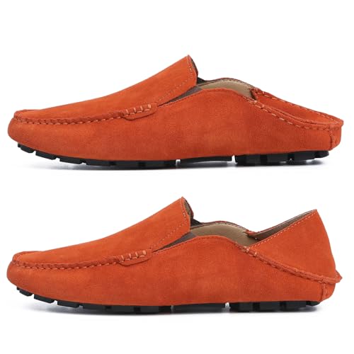 Image of Go Tour Handmade Mens Casual Loafers Moccasins Slip On Driving Shoes