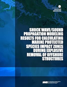 Paperback Shock Wave/Sound Propagation Modeling Results for Calculating Marine Protected Species Impact Zones During Explosive Removal of Offshore Structures Book
