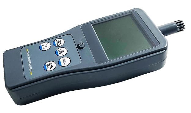 Digital Dewpoint Meter Handheld Dewpoint Meter with High Accuracy 6 Testing Parameters Resolution 0.01 Dew Point Temperature Range -45~120°C (-49~248°F) Absolute Humidity Range 0~400g/m³