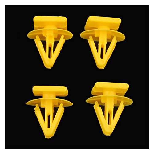 Clips de fixation en plastique garniture portière voiture trou 11mm x100