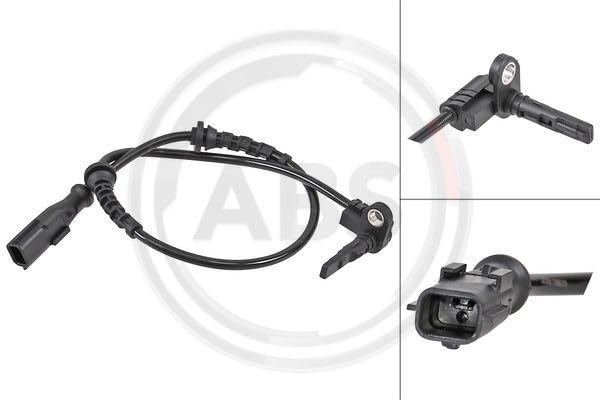A.B.S. Sensore, N° giri ruota 32034 | Compatibile con: SMART FORFOUR Schrägheck, FORTWO Cabriolet, FORTWO Coupe