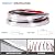 Art3d 10 Ft Peel and Stick Flexible Vinyl Molding Trim for Wall Tile Edges, Kitchen backsplash, Mirrior Frame in Stainless Steel