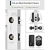 TEEHO Fingerprint Door Lock Set Keyless Entry Door Lock with Handle - Door Knob with Keypad Deadbolt - Smart Locks for Front Door - Auto Lock - No Need App - Easy Installation - Oil-Rubbed Bronze - Image 8
