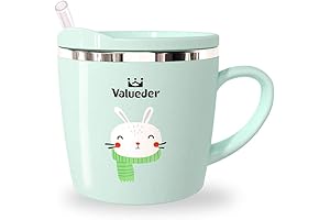 Kids Learning Cup: Baby Trainer Mug for Milk Water Coffee, Hot Chocolate...