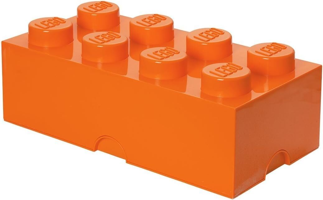 Room Copenhagen 8 LEGO Brick Box, Bright Orange (40040660)