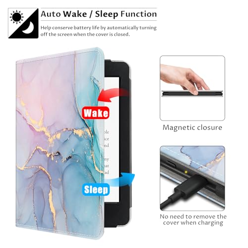 Vori FOR PQ94WIF/DP75SDI/DP75SDI/EY21 Stand Case For 6 Inch Kindle Paperwhite (Fits 10Th Generation 2018 / All Paperwhite Generations Prior To 2018) Pu Leather Case Smart Cover thumb #2