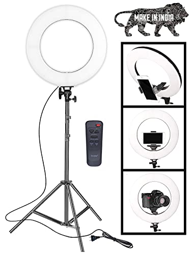 Osaka 18" LED Ring Light 65W with 9ft Stand, Remote & Carry Case — view 2