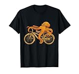 Octopus Riding Bicycle Octopus T-Shirt
